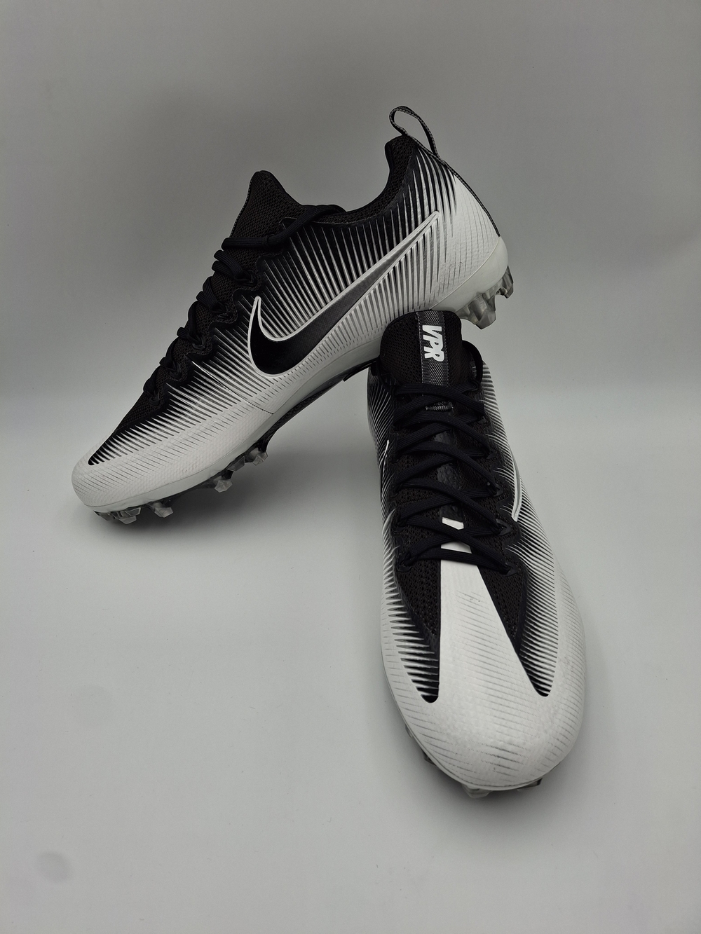 Nike Vapor Edge Black White Football Cleats Men's Football Shoes Size 15